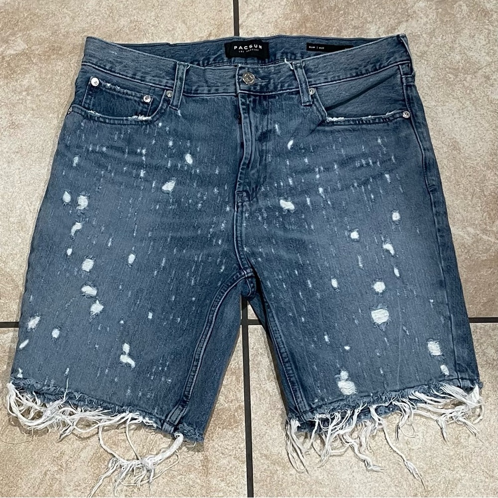 Pacsun Slim Vertical Stretch Jean Shorts - Men’s Size W32